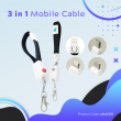 CLIPCORD 3 in 1 Keychain Cable