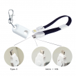 CLIPCORD 3 in 1 Keychain Cable