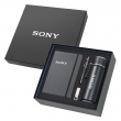 4 in 1 Gift Set (Vacuum Flask + Metal Pen + Notebook + USB)