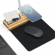 EcoDesk Pro Bamboo Holder with Mouse Pad