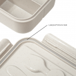 LUNZO Wheat Lunch Box 1200ml
