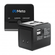 SPARK Universal Travel Adapter with Dual USB + 1 Type-C