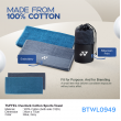 TUFFEL Overlock Cotton Sports Towel