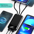 TURBOX Power Bank with Fast Charge and Build-in Cables 