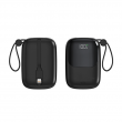 FASTLITE Power Bank with Fast Charge and Build-in Cables