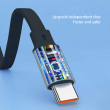 POWERTRIO Retractable 3 in 1 Fast Charging Cable
