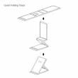 ECOVA rPET Foldable Wireless Charger